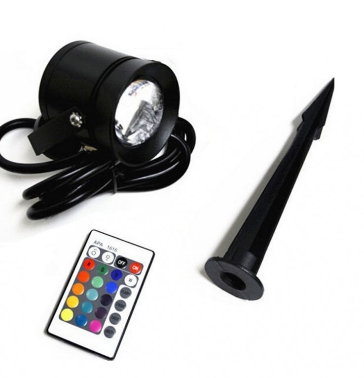 LED Tuin Spot 10W RGB - dimbaar LED Tuin Spot 10W RGB - dimbaar